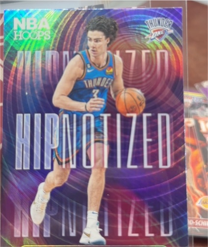 2023-24 Panini NBA Hoops #12 Josh Giddey Hipnotized — front