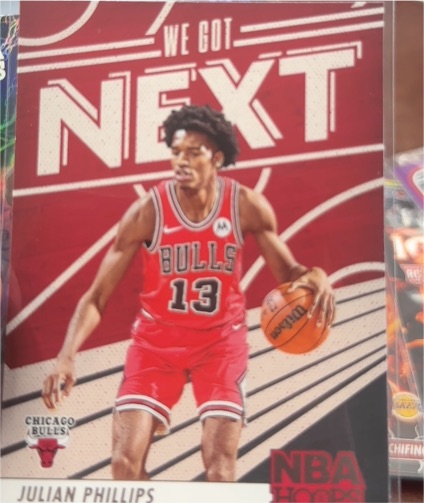 2023-24 Panini NBA Hoops #18 Julian Phillips We Got Next RC Chicago Bulls — front