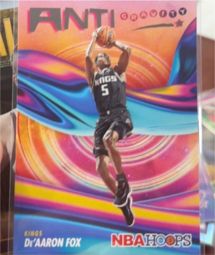 2023-24 Panini NBA Hoops #10 De'Aaron Fox Anti Gravity — front