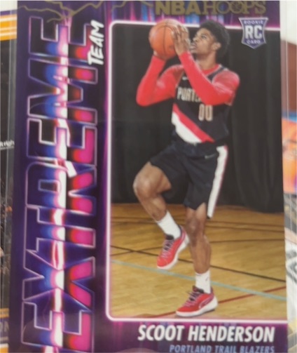 2023-24 Panini NBA Hoops #6 Scoot Henderson Extreme Team — front