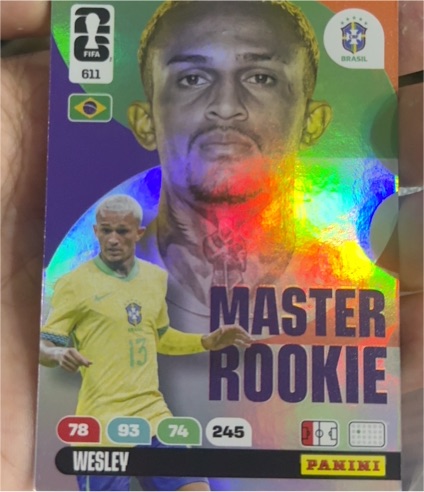 2026 Panini Adrenalyn XL FIFA World Cup #611 Wesley Master Rookie — front