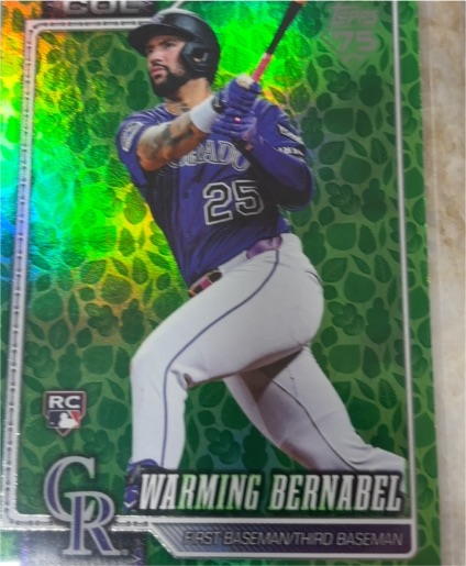 2026 Topps Series 1 #55 Warming Bernabel — front