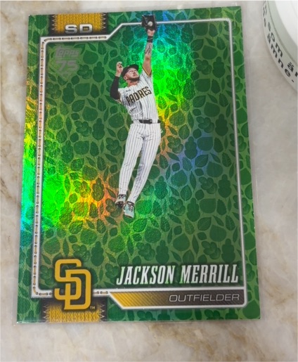 2026 Topps Series 1 #229 Jackson Merrill — front