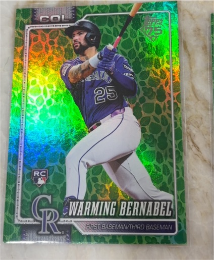 2026 Topps Series 1 #55 Warming Bernabel — front