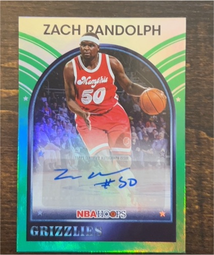 2024 Topps NBA Hoops #89S-ZR Zach Randolph — front