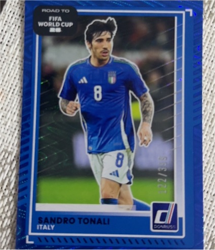 2025-26 Donruss Road to FIFA World Cup #110 Sandro Tonali — front