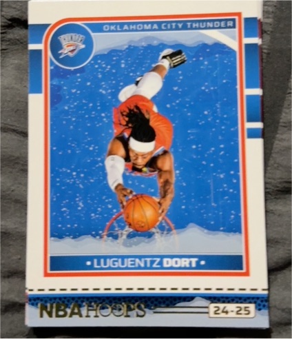2024-25 Panini NBA Hoops #219 Luguentz Dort — front