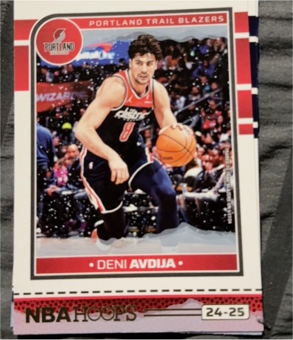 2024-25 Panini NBA Hoops #183 Deni Avdija — front