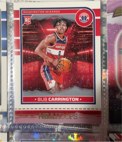 2024-25 Panini NBA Hoops #244 Bub Carrington — front