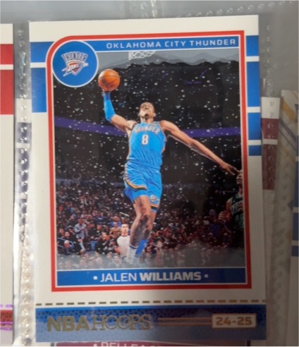 2024-25 Panini NBA Hoops #201 Jalen Williams — front