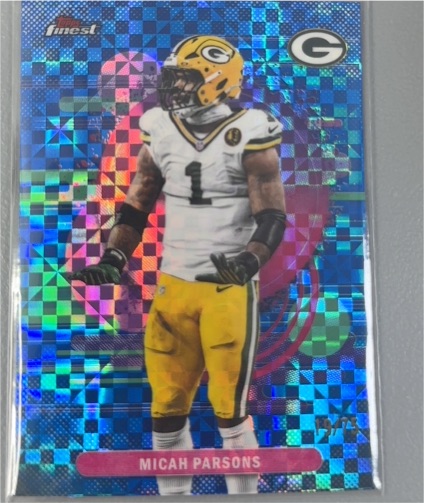 2025 Topps Finest #187 Micah Parsons — front