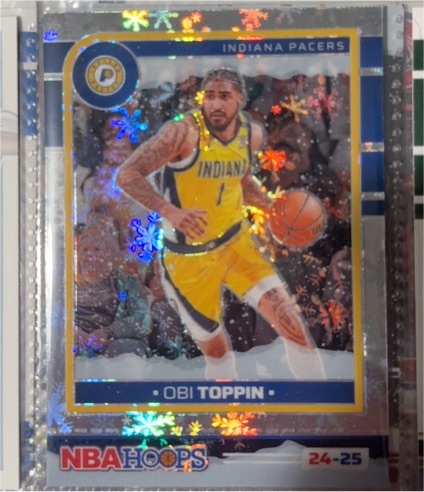 2024-25 Panini NBA Hoops #193 Obi Toppin — front