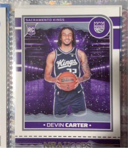 2024-25 Panini NBA Hoops #243 Devin Carter — front