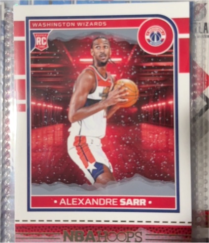 2024-25 Panini NBA Hoops #232 Alexandre Sarr — front