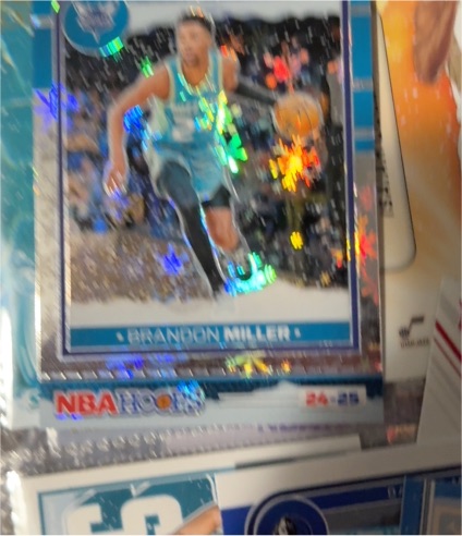 2023-24 Panini NBA Hoops Premium Stock #245 Brandon Miller — front