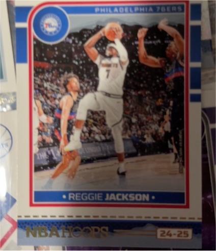 2024-25 Panini NBA Hoops #53 Reggie Jackson — front