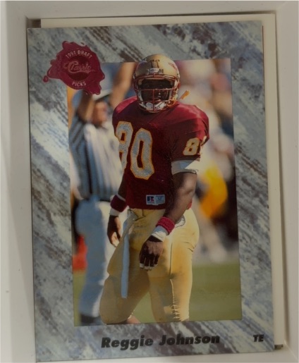 1991 Classic Draft Picks #126 Reggie Johnson — front