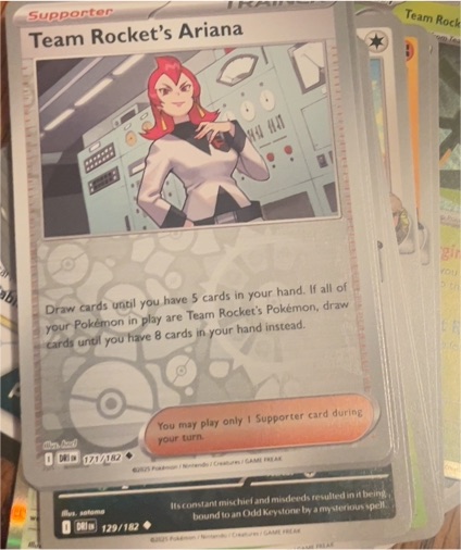 2023 Pokemon SV10: Destined Rivals #171 Team Rocket's Ariana — front
