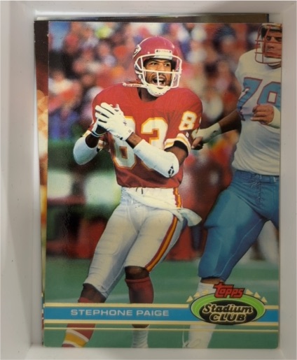 1991 Topps Stadium Club #303 Stephone Paige — front
