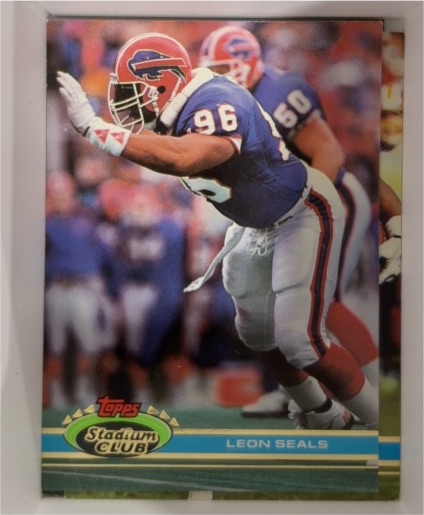 1991 Topps Stadium Club #189 Leon Seals — front