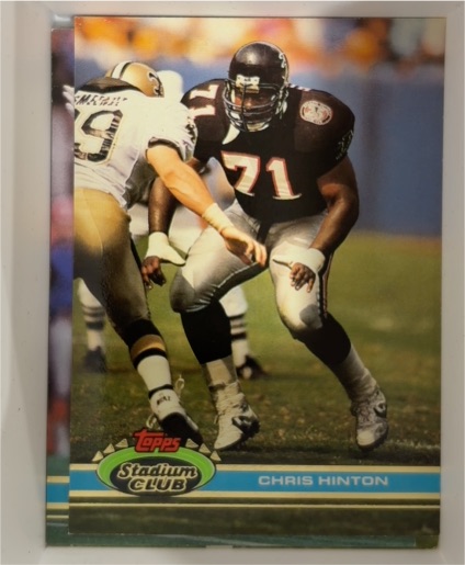 1991 Topps Stadium Club #224 Chris Hinton — front