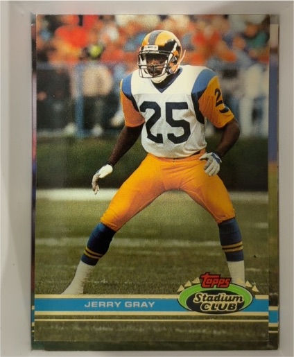 1991 Topps Stadium Club #476 Jerry Gray — front