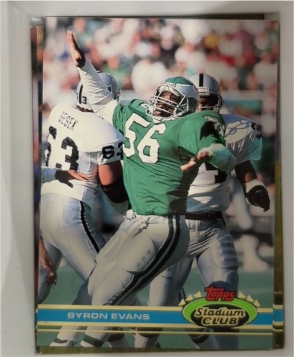 1991 Topps Stadium Club #176 Byron Evans — front