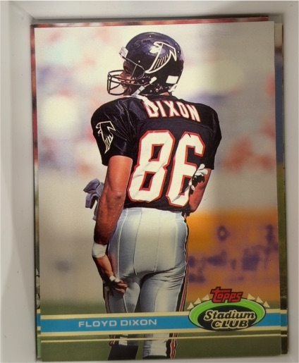 1991 Topps Stadium Club #206 Floyd Dixon — front
