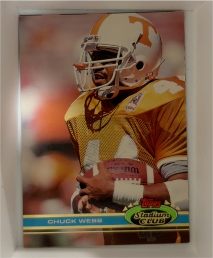 1991 Topps Stadium Club #362 Chuck Webb — front