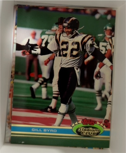 1991 Topps Stadium Club #195 Gill Byrd — front