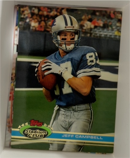 1991 Topps Stadium Club #132 Jeff Campbell — front