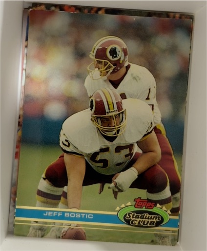 1991 Topps Stadium Club #465 Jeff Bostic — front