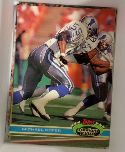 1991 Topps Stadium Club #346 Michael Cofer — front