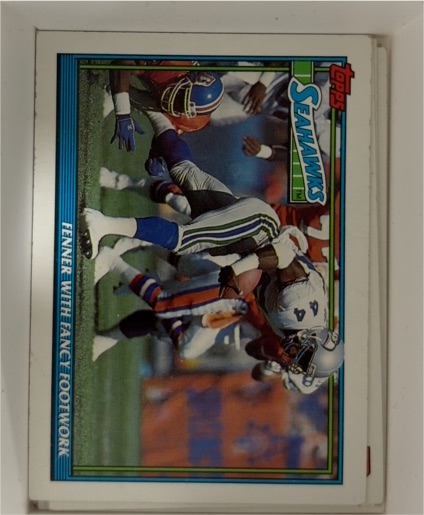 1991 Topps #653 Derrick Fenner — front