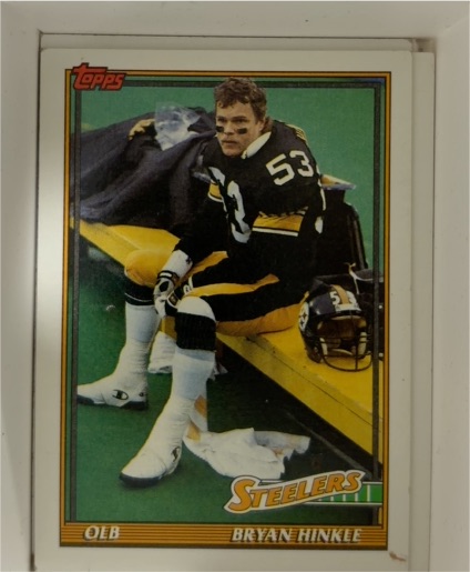 1991 Topps #305 Bryan Hinkle — front