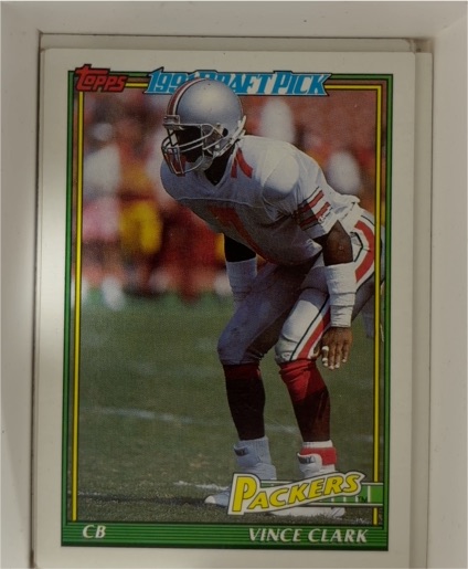 1991 Topps #439 Vince Clark — front