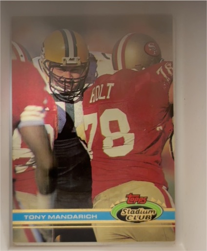 1991 Topps Stadium Club #177 Tony Mandarich — front