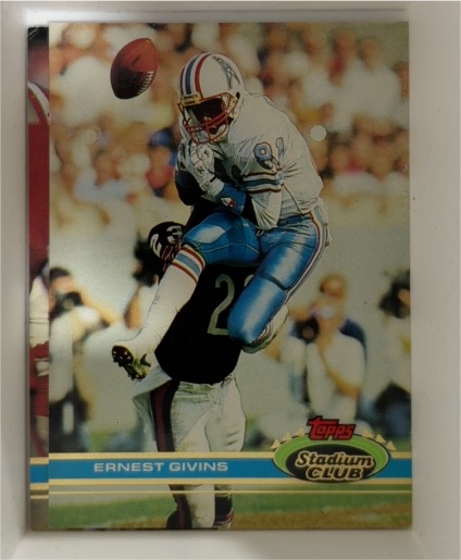 1991 Topps Stadium Club #389 Ernest Givins — front