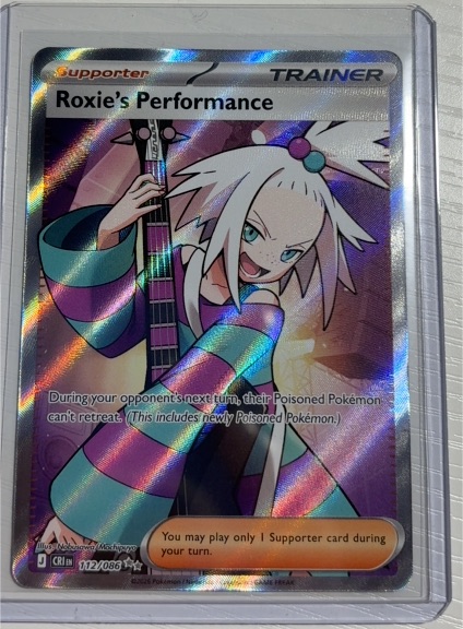 2022 Pokémon TCG Chaos Rising #112/086 Roxie's Performance | HobbyScan