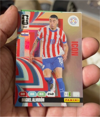 2026 Panini FIFA Club World Cup Adrenalyn #360 Miguel Almirón — front