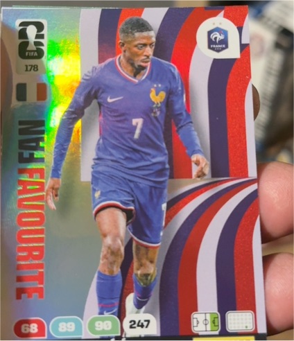 2026 Panini Adrenalyn XL FIFA World Cup #178 Ousmane Dembele — front