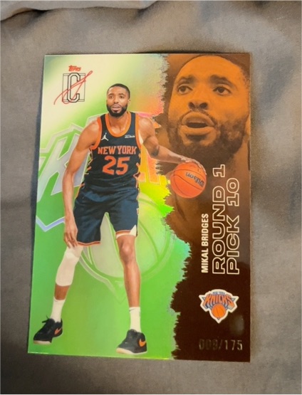 2025-26 Topps Signature Class #84 Mikal Bridges | HobbyScan