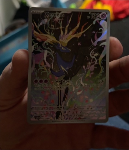 xerneas pokemon card full art Xerneas EX (146/146) [XY: Base Set] Moderately Played Holofoil