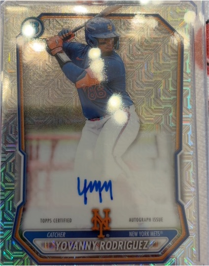 2026 Bowman Chrome #BMA-YR Yovanny Rodriguez Mojo Auto | HobbyScan