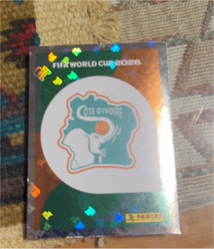 2026 Panini FIFA World Cup #CIV 1 Ivory Coast Team Logo — front