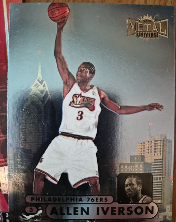1997-98 Metal Universe Championship Preview #26 Allen Iverson — front