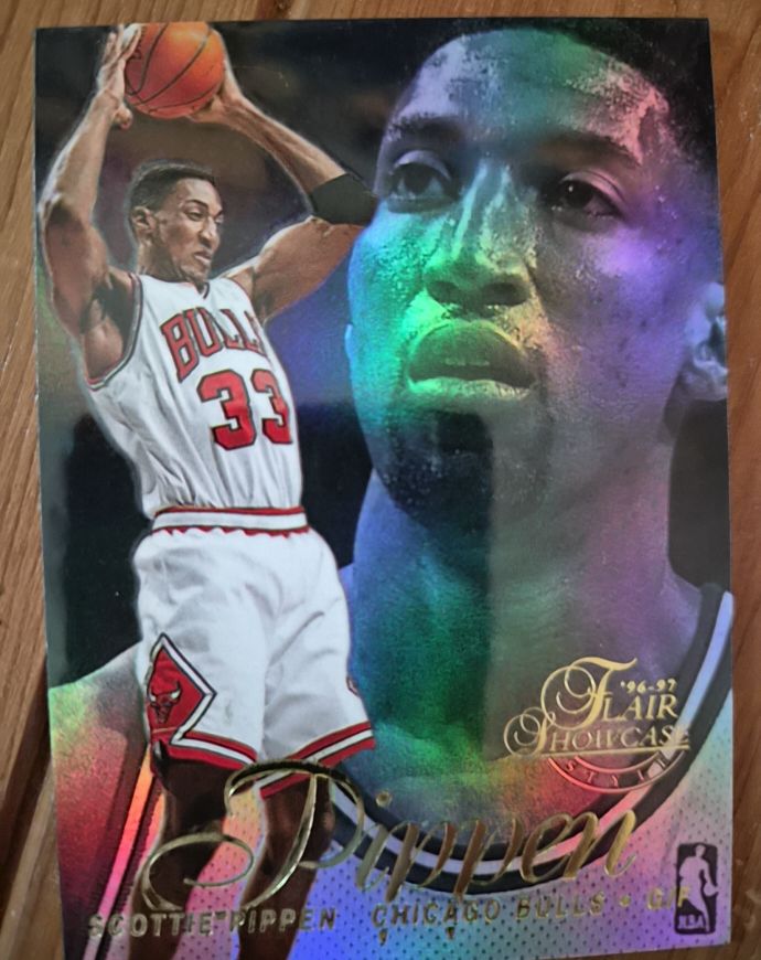 1996-97 Fleer Flair Showcase #27 Scottie Pippen — front