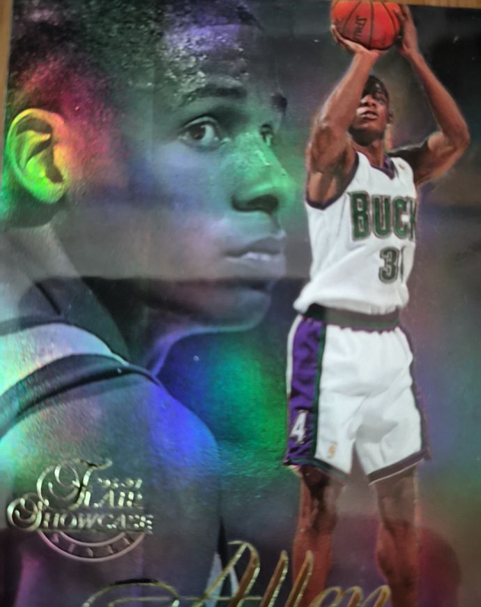 1996-97 Flair Showcase #35 Ray Allen Rookie — front