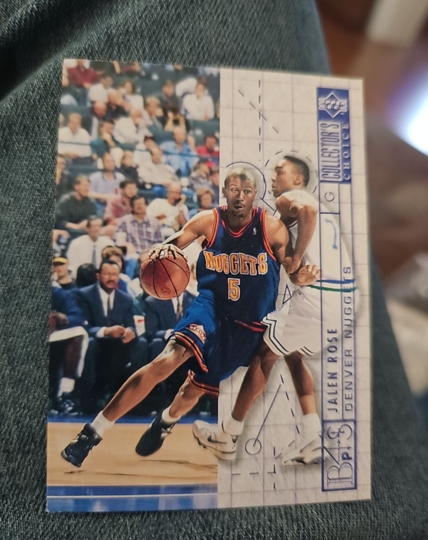 1994-95 Upper Deck Collector's Choice #378 Jalen Rose — front