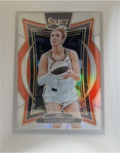2025 Panini Select WNBA #71 Marina Mabrey Sun — front
